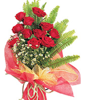 Ankara Ostim çiçek gönderimi  firması ürünümüz   kırmızı güllerin görsel buketi