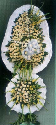 Ankara Elvankent Çiçekçi firma ürünümüz  Çift katlı düğün nikah açılış çiçekleri